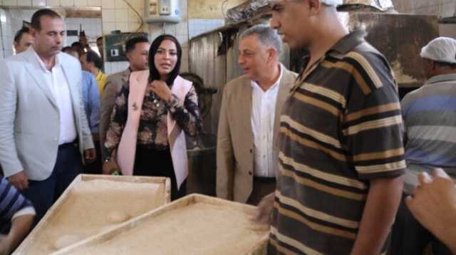 محافظ الإسماعيلية يتفقد المخابز المدعمة بمركز ومدينة القصاصين