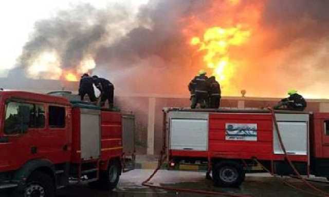السيطرة على حريق داخل محطة وقود بقرية سرسنا في الفيوم