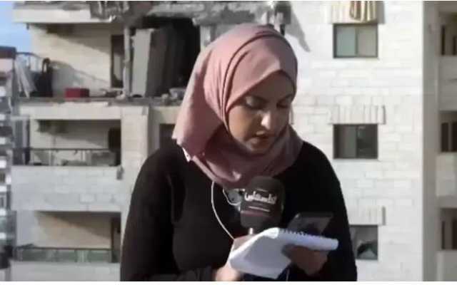 إصابة مراسلة تليفزيون فلسطين برصاص الاحتلال الإسرائيلي في غزة