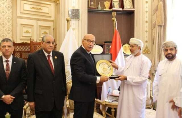 رئيس محكمة النقض يستقبل وفدًا قضائيًا من سلطنة عمان