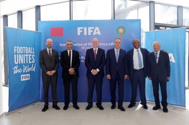 هاني أبو ريدة يهنئ لقجع بافتتاح المقر الإقليمي للفيفا في المغرب