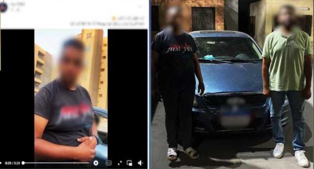 ادعى نفوذ أحد أقاربه.. ضبط قائد سيارة لاصطدامه بأخرى تقودها سيدة في الجيزة