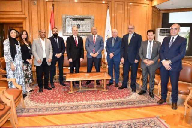 السفير البلغاري يزور جامعة حلوان لبحث التعاون الأكاديمي والتبادل الثقافي