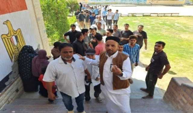 لجان الحمام والقصر يشهدان توافد الناخبين مع الساعات الأولى لانتخابات مجلس الشيوخ ليومها الثاني