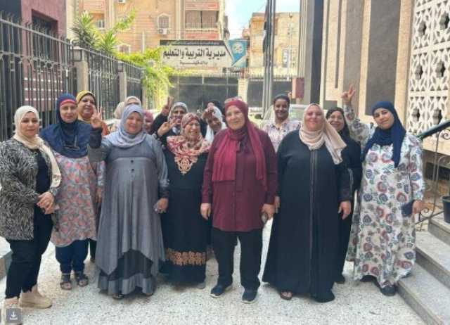 سيدات ديوان مديرية تعليم الدقهلية تشاركن فى ثان أيام انتخابات مجلس الشيوخ ٢٠٢٥