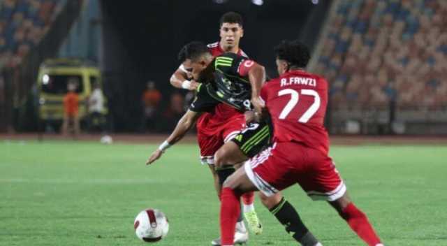 شوط أول سلبي بين الأهلي ومودرن سبورت في الدوري