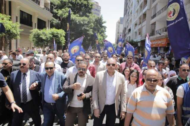 «حماة وطن» بالإسكندرية ينظم مسيرة ضخمة لدعم مرشحيه في انتخابات الشيوخ 2025