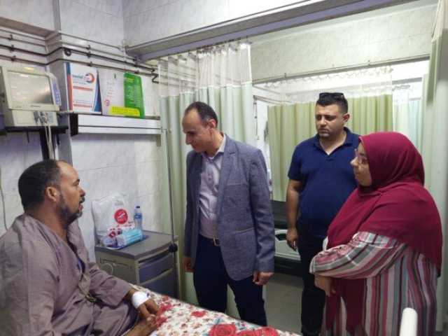مدير صحة بني سويف يتفقد مستشفى الحميات ويستمع لآراء المرضى