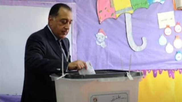 عاجل.. رئيس الوزراء يدلى بصوته في انتخابات الشيوخ 2025 بالشيخ زايد