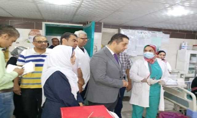 مدير الصحة الجديد بقنا يتفقد المستشفى العام