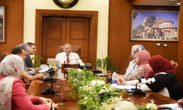 محافظ بورسعيد يناقش آليات تنفيذ مشروع تخطيط الموارد المؤسسية ERP System