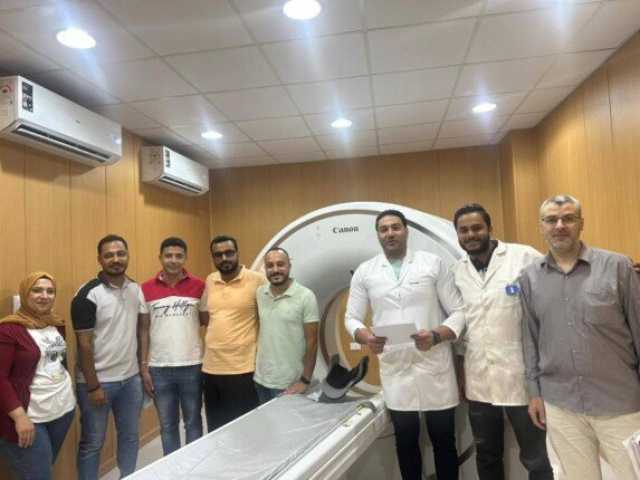 تزويد مستشفى بهتيم المركزي بجهاز أشعة مقطعية واستقبال أولى الحالات