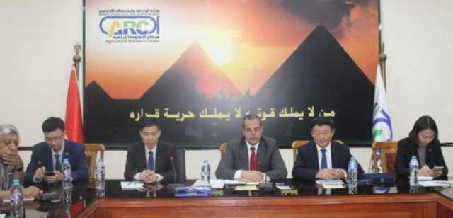 مركز البحوث الزراعية في مصر والصين يبحثان التعاون لمواجهة التغيرات المناخية