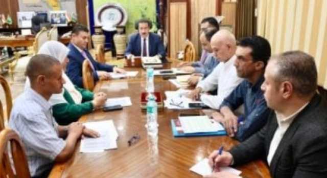 محافظ المنوفية يستعرض الموقف التنفيذى لملف تقنين أراضى أملاك الدولة