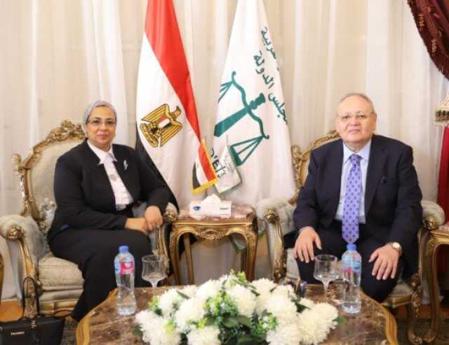 رئيس مجلس الدولة يُشيد بدور «القومي للمرأة» في تحقيق أهداف التنمية المستدامة