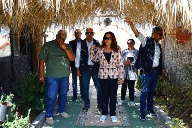 وزيرة التنمية المحلية تتابع سير العمل بمحمية وادي دجلة وقبة الحسنة