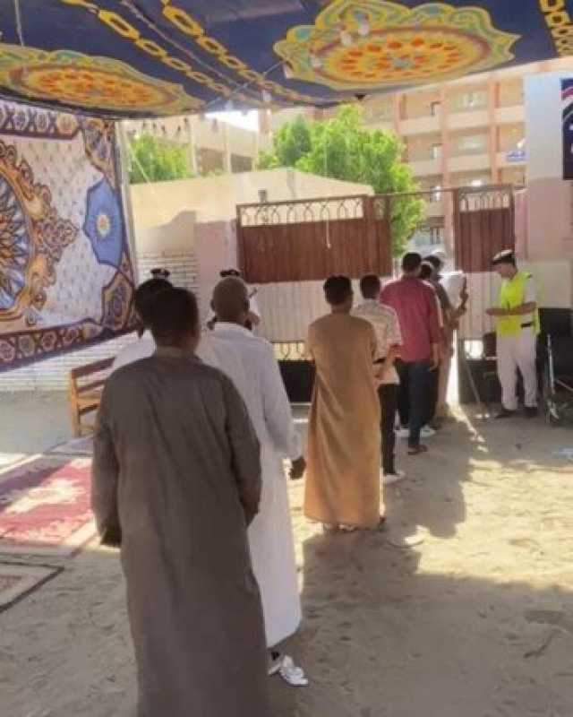 إقبال على صناديق انتخابات مجلس الشيوخ في بئر العبد بشمال سيناء