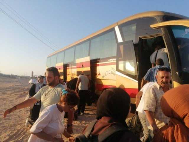حادث قطار مطروح.. تسيير 14 أتوبيسًا لنقل الركاب إلى القاهرة والإسكندرية