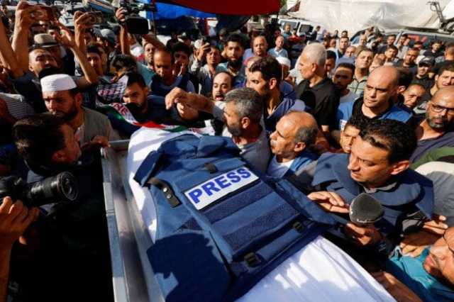 عمرو الليثي ينعى ويدين استهداف الصحفيين في غزة