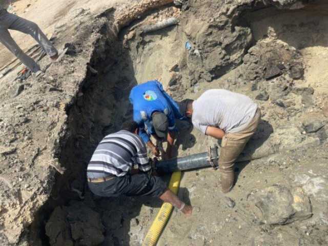 مياه القناة تُنهي إحلال وتجديد خط مياه شرب رئيسي بالقنطرة شرق