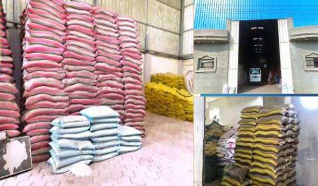 ضبط مخزن لبيع الأعلاف الحيوانية بدون ترخيص في كفر الشيخ