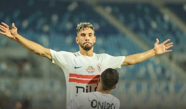 ناصر ماهر يتوج بجائزة الأفضل في مباراة الزمالك وسيراميكا كليوباترا