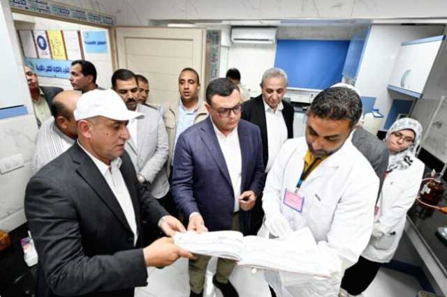 وزير الإسكان ومحافظ الغربية يتفقدان مشروعات مياه الشرب والصرف الصحي بزفتى