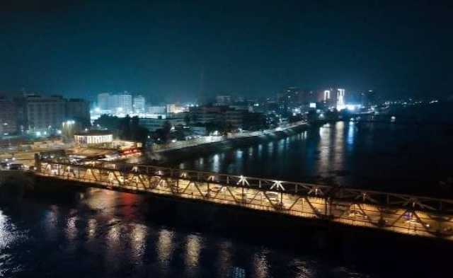 أيقونة مضيئة على النيل.. تطوير كوبري كفر الجزار بمدينة بنها