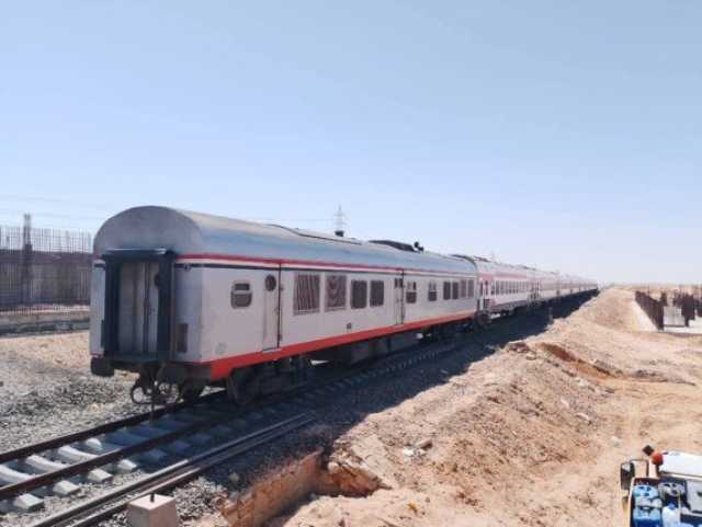 استعادة حركة القطارات على خط الإسكندرية بعد حادث قطار مطروح