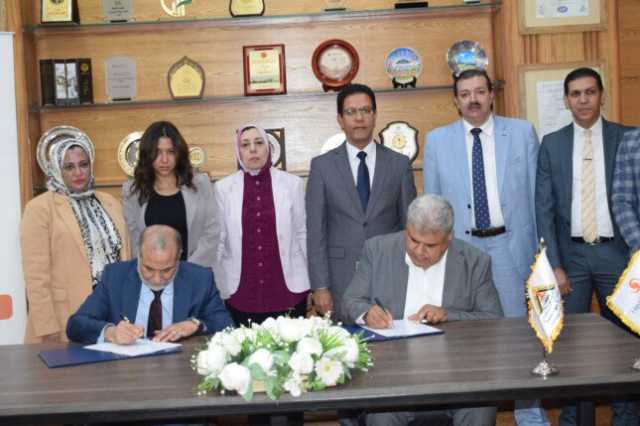 توقيع بروتوكول تعاون بين كلية الحاسبات والذكاء الاصطناعى بجامعة بنها وشركة هيلث انسايتس
