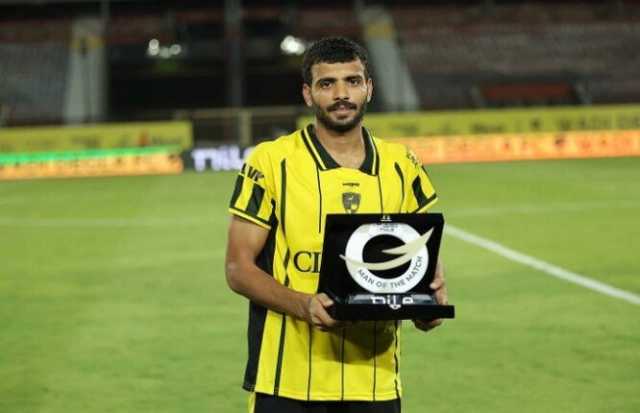 أحمد دحروج يخطف لقب جائزة رجل مباراة وادي دجلة وبيراميدز بالدوري