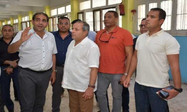 محافظ بورسعيد ورئيس الجامعة يتفقدان جاهزية المدن الجامعية