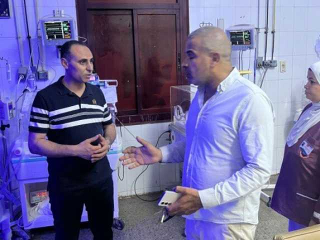 مدير صحة بني سويف يُفاجئ مستشفى الواسطي المركزي