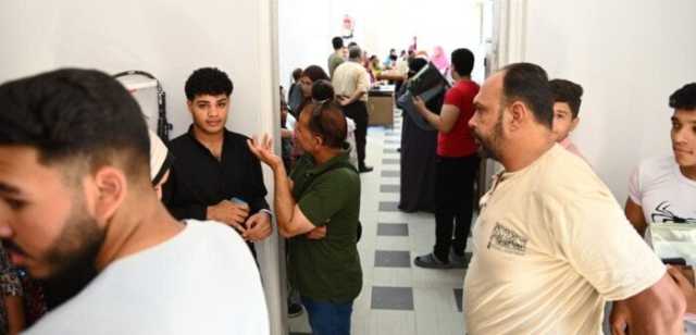 انتظام معامل التنسيق بجامعة أسيوط في استقبال طلاب الثانوية العامة