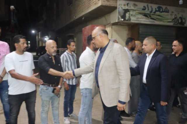 محافظ القليوبية يقدم واجب العزاء لأسر ضحايا حريق القناطر الخيرية