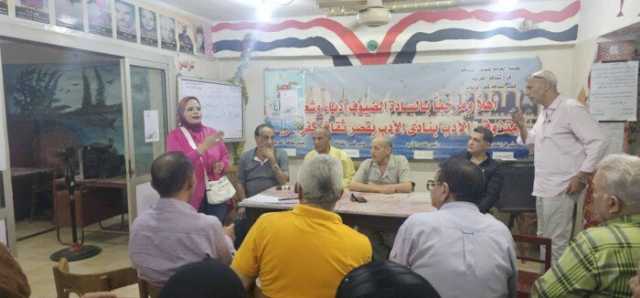 الشاعر محمود عباس رئيساً لنادي أدب كفر الزيات
