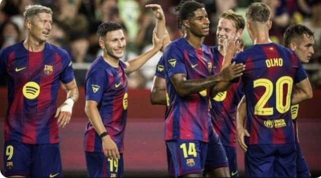 برشلونة يهزم دايجو الكوري بخماسية نظيفة وديًا