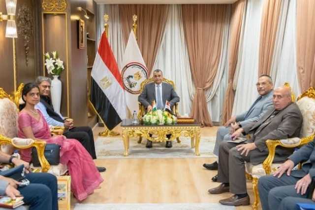 وزير الإنتاج الحربى: نسعى لعقد شراكات مع الشركات الهندية لنقل وتوطين التكنولوجيات الحديثة