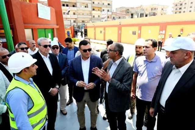 وزير الإسكان ومحافظ الغربية يتفقدان محطة مياه نهطاي الارتوازية