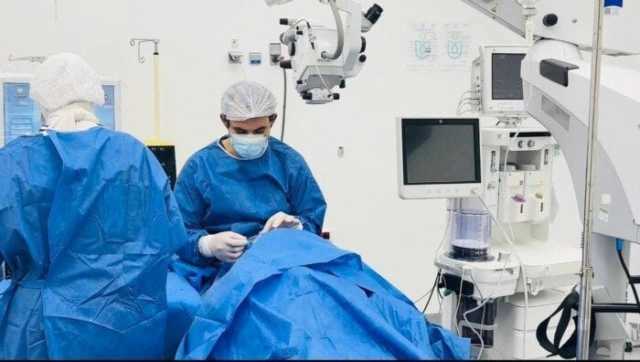 إنقاذ مريضة من انفصال شبكي خطير بمستشفى الرمد التخصصي ببورسعيد