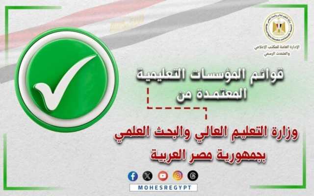 تنسيق المرحلة الثانية ينطلق غدًا.. و«التعليم العالي» تُعلن القوائم المُحدثة للمؤسسات المُعتمدة