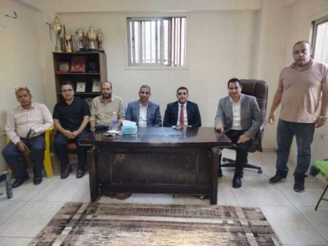 مدير الرياضة بالقليوبية يتفقد أعمال الجمعية العمومية بنادى مسطرد الرياضى