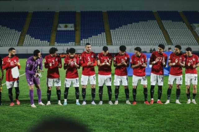 منتخب مصر بزيه التقليدي أمام إثيوبيا في تصفيات كأس العالم