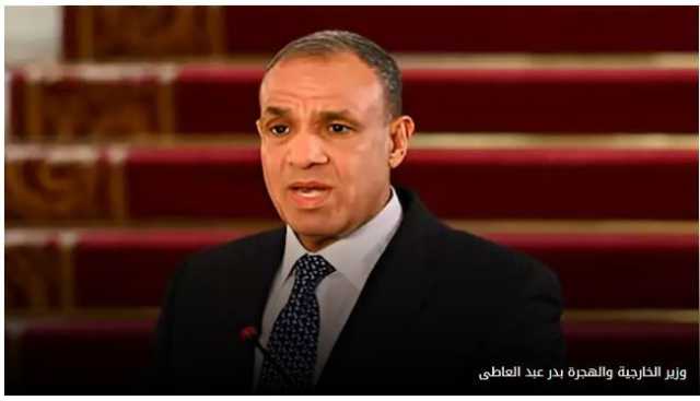 وزير الخارجية: بناء سد النهضة بشكل أحادي ودون اتفاق يعد عملًا غير شرعي