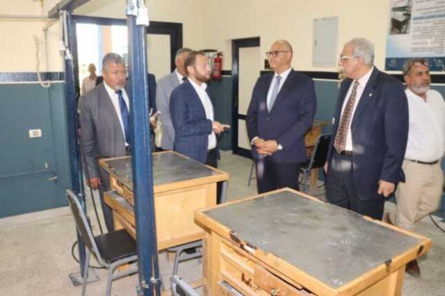 محافظ القليوبية يتفقد مدرسة إيجيبت جولد للتكنولوجيا التطبيقية للحُلي والمجوهرات بالعبور