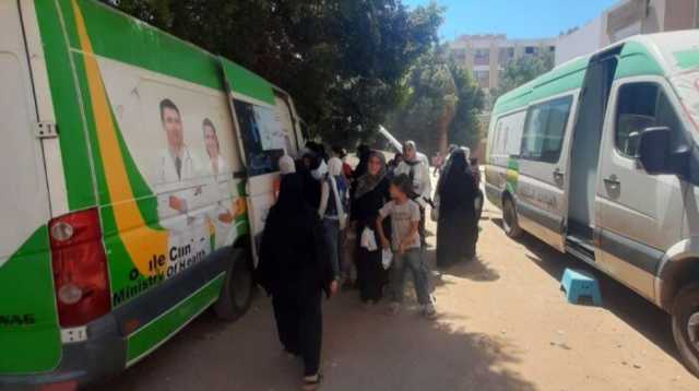الكشف على 1627 مواطنًا بالقافلة الطبية المجانية بقرية دوينه بأسيوط