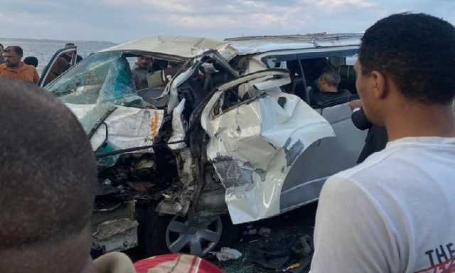حادث مروع على الطريق الدولي بين بورسعيد ودمياط