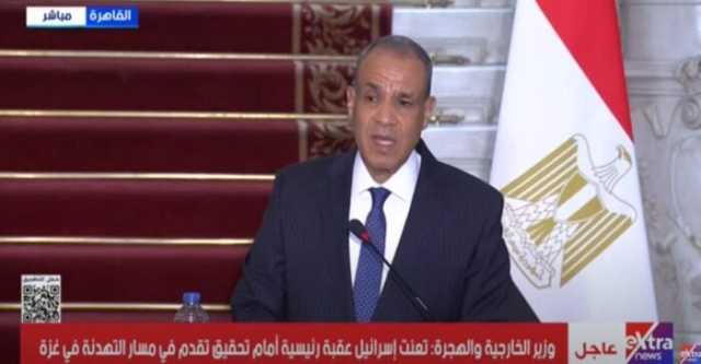وزير الخارجية: مصر والعرب لن يسمحوا بمخطط تهجير الفلسطينيين تحت أي ظرف
