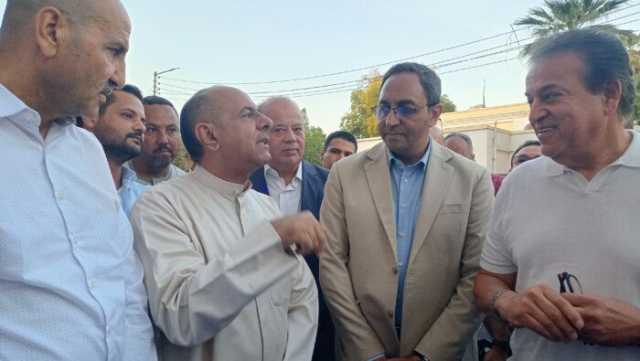 وزير الصحة ومحافظ قنا يتفقدان مشروع إنشاء مستشفى المرزوق للرمد وجراحة الوجه بقنا