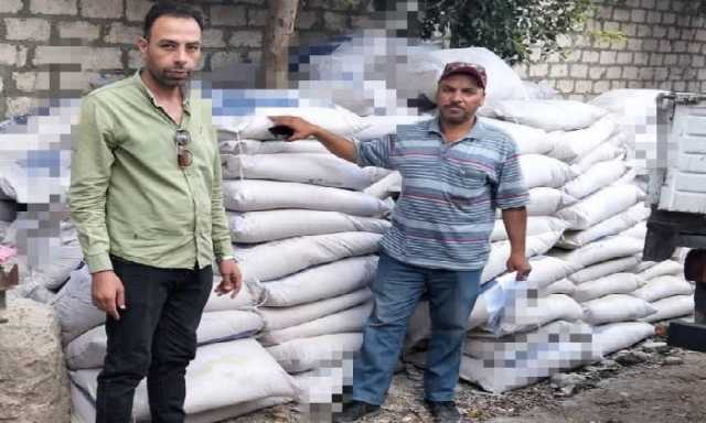 إحباط محاولة تهريب 9 أطنان أسمدة زراعية مجهولة المصدر للسوق السوداء بكفر الدوار